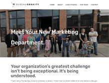 Tablet Screenshot of bureaugravity.com